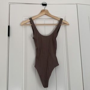 Aritzia Ribbed Tank Bodysuit